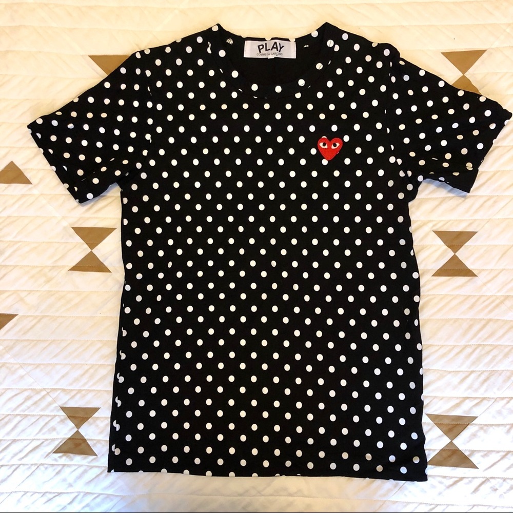 Come des Garcons Play polka dot T-shirt
